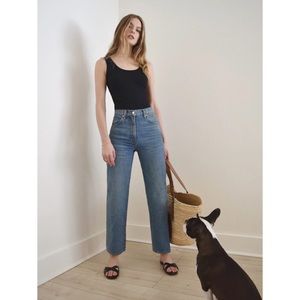 Reformation cowboy jeans
